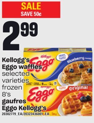 Independent City Market Gaufres eggo kellogg's, 8's offer