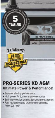 PartSource Pro-series xd agm ultimate power & performance offer
