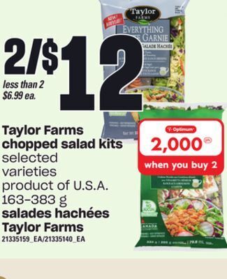 Independent City Market Salades hachées taylor farms, 163-383 g offer