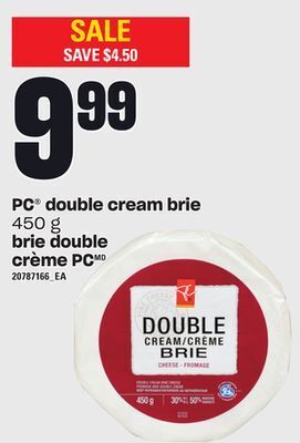 Independent City Market Brie double crème pc, 450 g offer