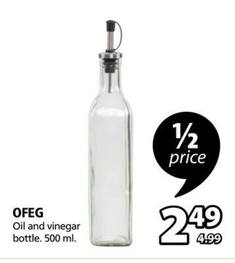 JYSK Ofeg oil and vinegar bottle offer