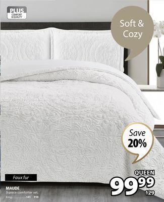JYSK Maude 3-piece comforter set offer