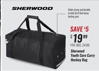 Hockey Life Sherwood youth core carry hockey bag offer