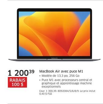 The Source Avec puce m1 macbook air offer