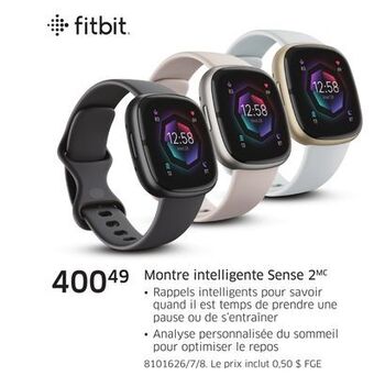 The Source Montre intelligente sense 2mc fitbit offer