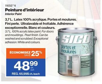 Patrick Morin Sico interior paint offer