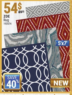 Rossy Zoe rug offer
