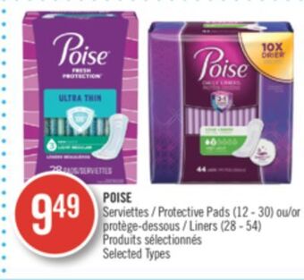 Pharmaprix Poise protective pads (12 - 30) or liners (28 - 54) offer