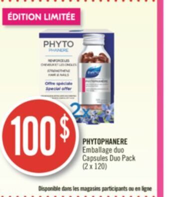 Pharmaprix Phytophanere capsules duo pack offer