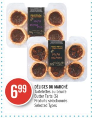 Pharmaprix Market delights butter tarts offer