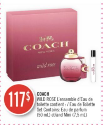 Pharmaprix Coach toilette (50 ml) and mini (7,5 ml) offer