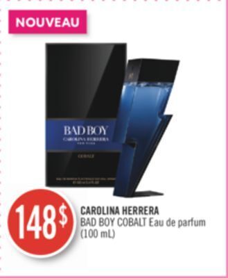 Pharmaprix Carolina herrera bad boy cobalt eau de parfum offer