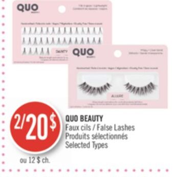 Pharmaprix Quo beauty false lashes offer