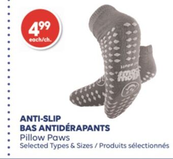 Wellwise by Shoppers Bas antidérapants pillow paws offer