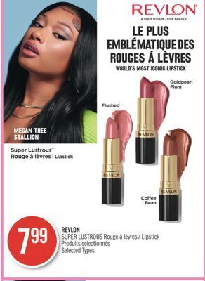 Pharmaprix Revlon super lustrous lipstick offer