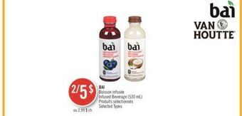 Pharmaprix Bai infused beverage offer