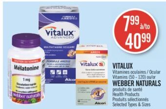 Pharmaprix Vitalux ocular vitamin (50-120) or webber naturals health products offer