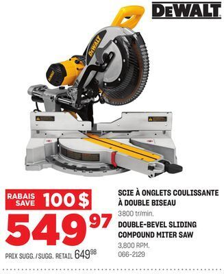 BMR Scie à onglets coulissante à double biseau offer