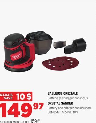 Sableuse orbitale