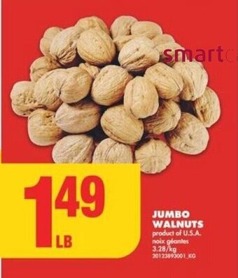 No Frills JUMBO WALNUTS 3.28/kg offer