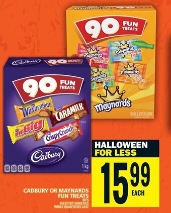 Food Basics CADBURY OR MAYNARDS FUN TREATS offer