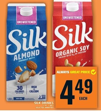 Food Basics SILK DRINKS offer
