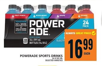 Food Basics POWERADE SPORTS DRINKS offer