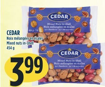 Marché Adonis Cedar noix mélangées en écales offer
