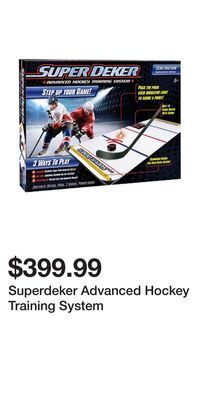Sport Chek Superdeker advanced hockey training system offer