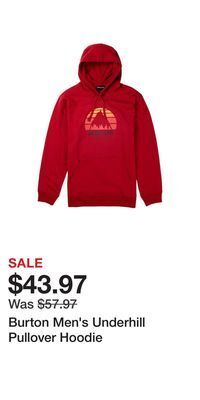 Sport Chek Burton men's underhill pullover hoodie offer