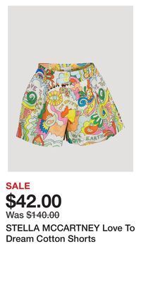 Holt Renfrew Stella mccartney love to dream cotton shorts offer