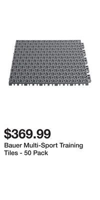 Sport Chek Bauer multi-sport training tiles - 50 pack offer