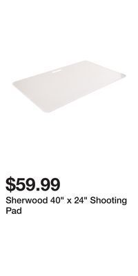 Sport Chek Sherwood 40 x 24 shooting pad offer