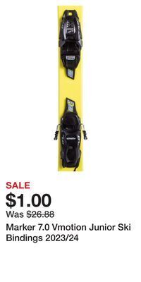 Sport Chek Marker 7.0 vmotion junior ski bindings 2023/24 offer