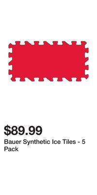 Sport Chek Bauer synthetic ice tiles - 5 pack offer