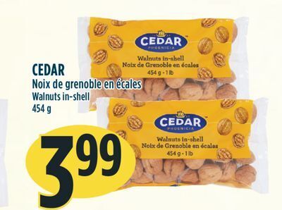 Marché Adonis Cedar noix de grenoble en écales offer