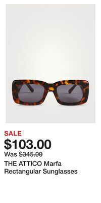 Holt Renfrew The attico marfa rectangular sunglasses offer