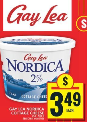Food Basics Gay lea nordica cottage cheese offer