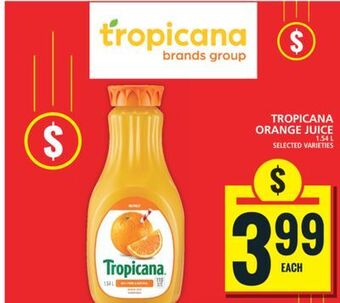 Food Basics Tropicana orange juice offer