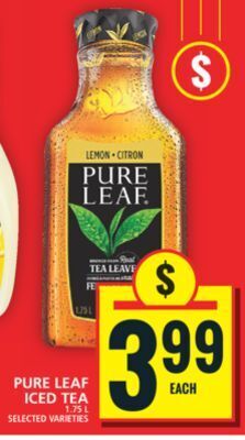 Food Basics Pure leaf iced tea offer