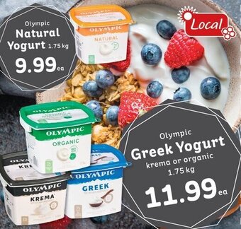 IGA Olympic Greek Yogurt offer