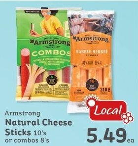 IGA Armstrong Natural Cheese Sticks offer