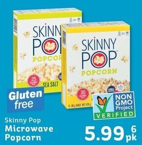 IGA Skinny Pop Microwave Popcorn offer