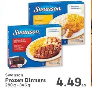 IGA Swanson Frozen Dinners 280g-345g offer