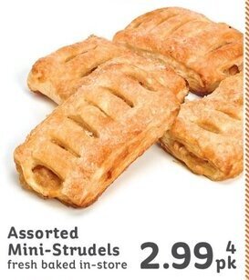 IGA Assorted Mini-Strudels offer