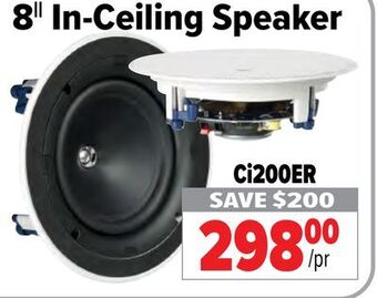 2001 Audio Video Kef 8 in-ceiling speaker offer