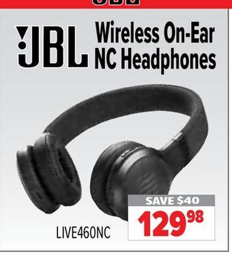 2001 Audio Video Jbl wireless on-ear nc headphones offer