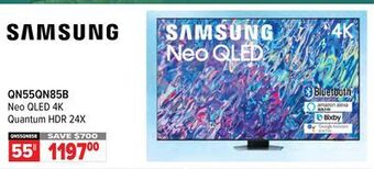 2001 Audio Video Samsung neo qled 4k quantum hdr 24x offer