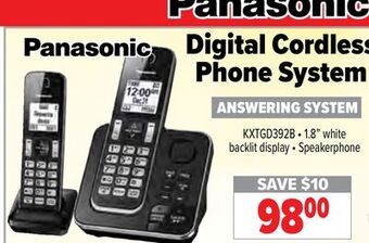 2001 Audio Video Panasonic digital cordless phone system offer