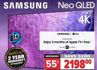 2001 Audio Video Samsung neo qled 4k quantum matrix offer